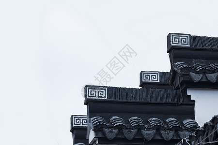 中国风的古建筑楼宇高清图片