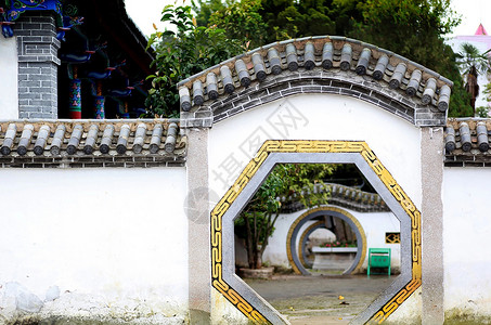 中国传统庭院高清图片