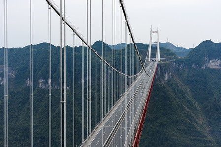 矮寨大桥悬索桥背景图片