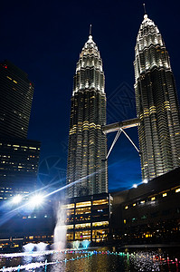 马来西亚双子塔背景图片