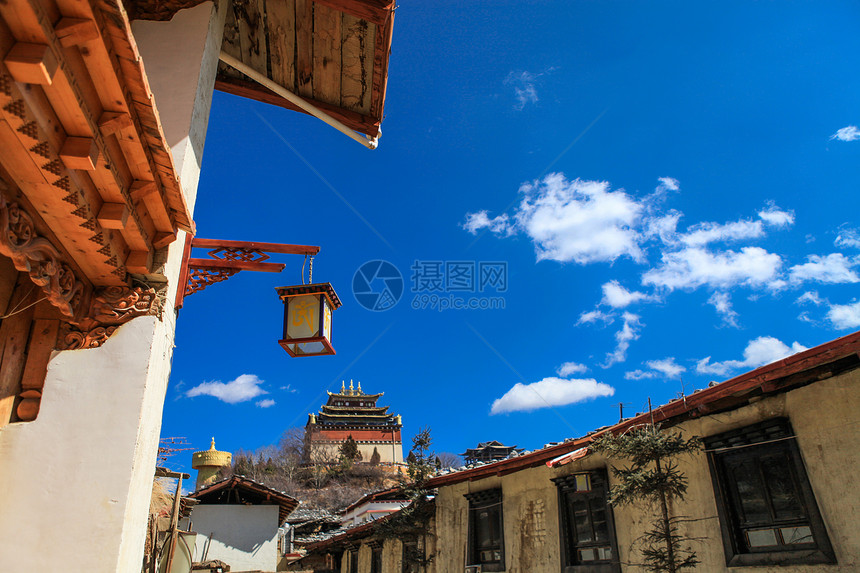 香格里拉大佛寺图片