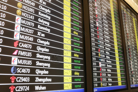 联系人列表机场航班信息公告栏背景