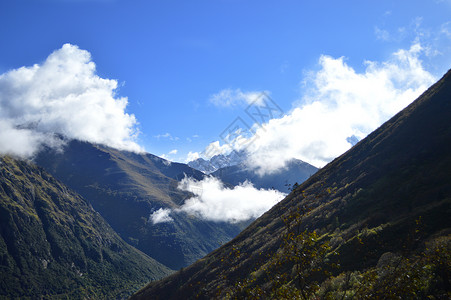 十月秋色流年四川甘孜州新都桥自驾风景照背景