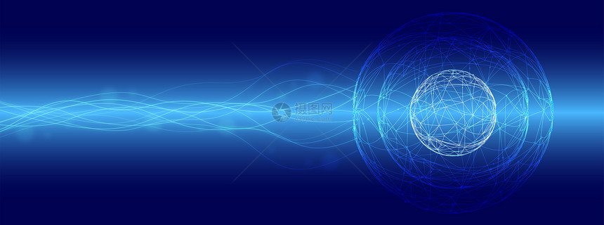 水母地球科技背景图片
