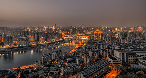 重庆渝澳大桥夜景背景图片