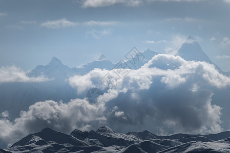 林芝南迦巴瓦雪山特写高清图片