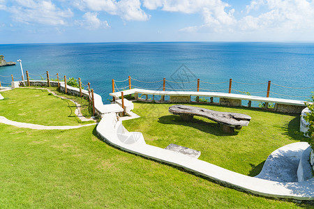 度假海景巴厘岛悬崖酒店背景