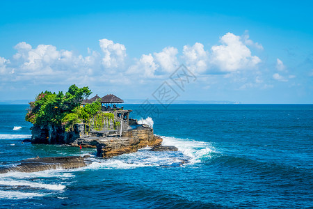 印度孟买巴厘岛海神庙背景