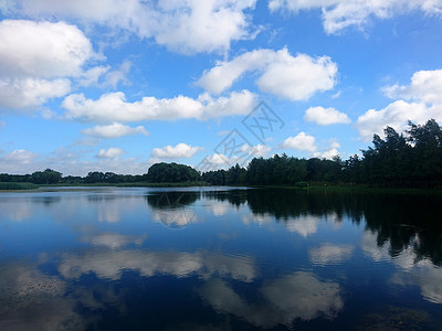 苏州虎丘素材虎丘湿地公园之蓝天白云背景