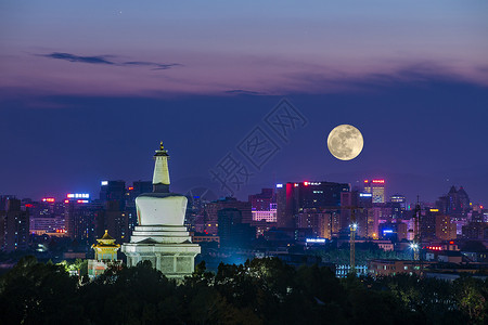 中秋北京背景图片