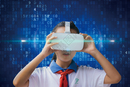 小学生眼镜VR虚拟教育设计图片