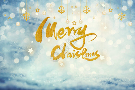 金色铃铛圣诞节快乐设计图片