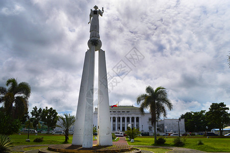 市政府大楼菲律宾米沙鄢群岛奥尔莫克Ormoc政府大楼背景