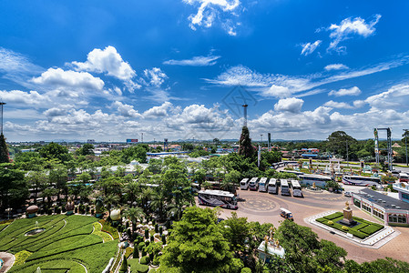 泰国风光宫殿花园高清图片