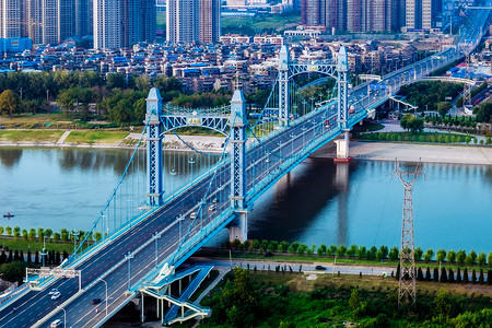 武汉城市风光古田桥图片