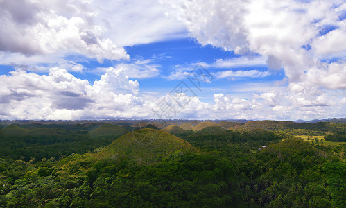 意义菲律宾薄荷岛巧克力山唯美风景背景