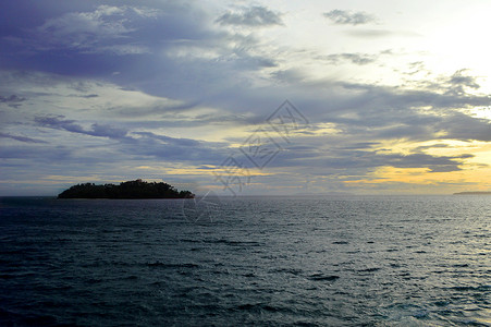 海里素材照片菲律宾海峡唯美照片背景