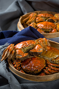 螃蟹菜单喷绘素材高清图片