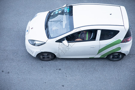 智能环保人车生活电动汽车背景
