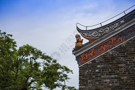 深圳街景古城街景背景