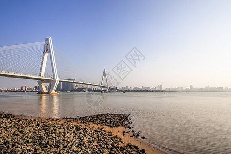 海口世纪大桥背景图片