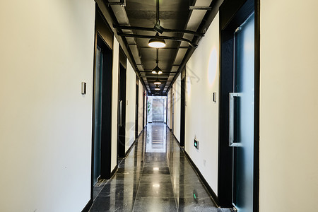 办公室长廊背景图片