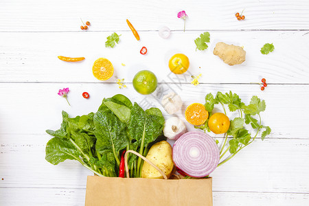新鲜蔬菜健康蔬菜高清图片素材
