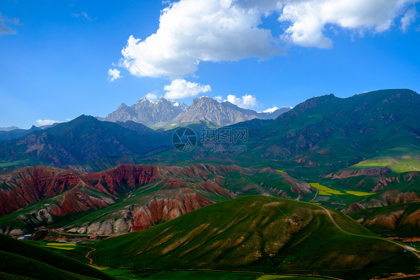 青海祁连山图片