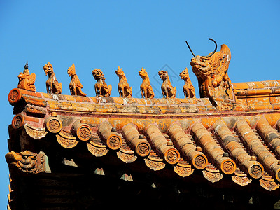古式建筑物北京故宫背景