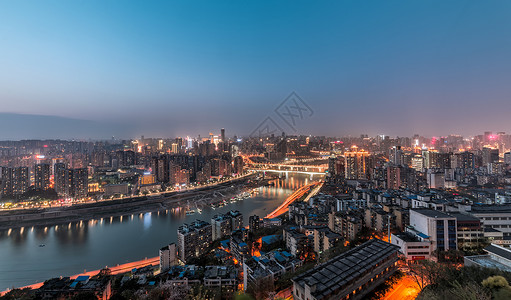 重庆城市夜景景观高楼高清图片素材