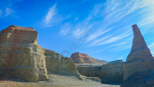 克拉玛依新疆魔鬼城景区背景