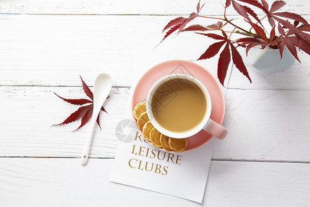 秋日咖啡下午茶图片