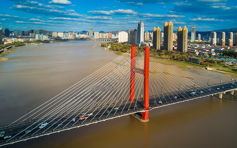 吉林延边吉林跨江大桥背景