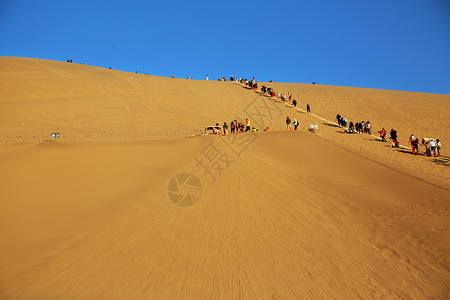 敦煌鸣沙山风景照图片