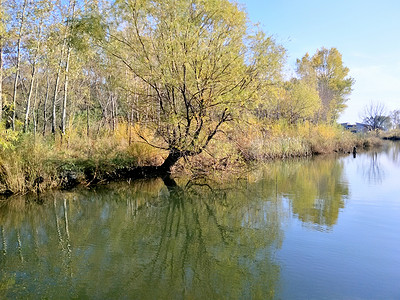 二龙湖湖面景色五大连池景色背景