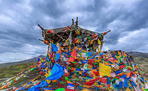 西藏美景偏远的高清图片素材