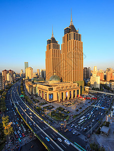上海城市建筑风光背景图片