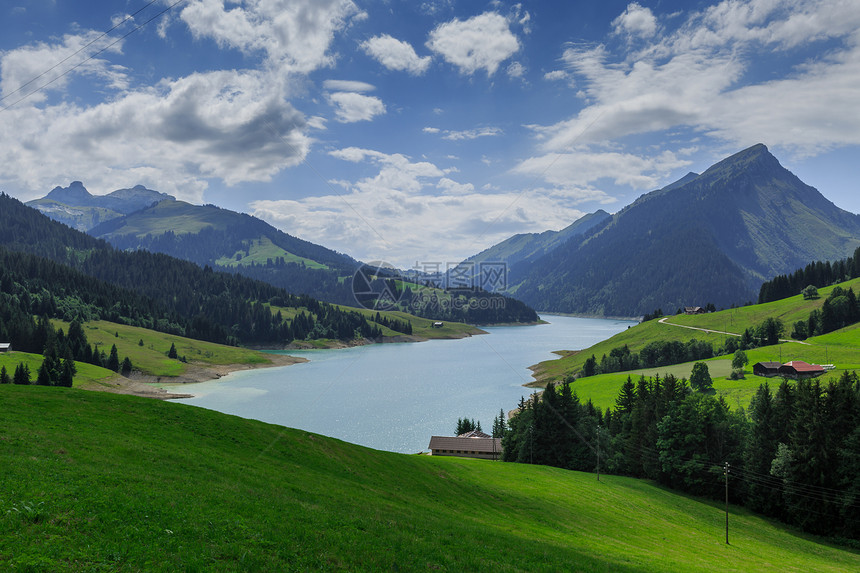 瑞士旅游 欧洲瑞士湖光山色图片