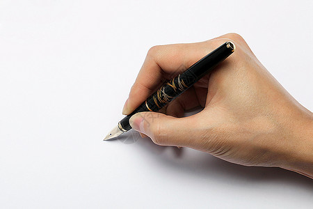 黑色签字笔钢笔 圆珠笔背景