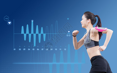运动健身减肥数据素材高清图片