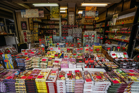 日本杂货铺背景图片