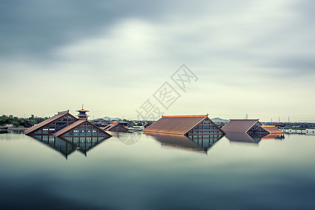 上海松江广富林水下博物馆背景