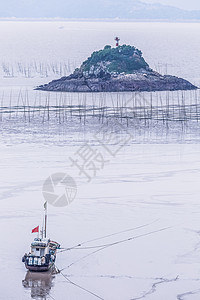 霞浦馒头山起航高清图片素材