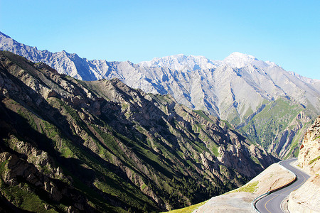 独库公路自驾旅行高清图片