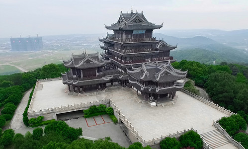 吴中太湖景色太湖第一峰背景