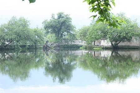 宏村背景图片