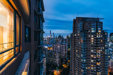 上海城市夜景地标高清图片素材