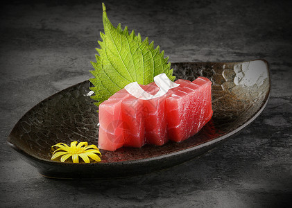 金枪鱼刺身原味寿司图片素材