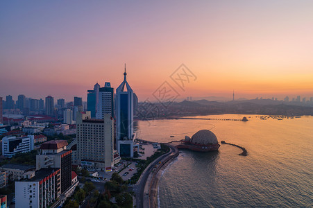 海上皇宫日出背景图片