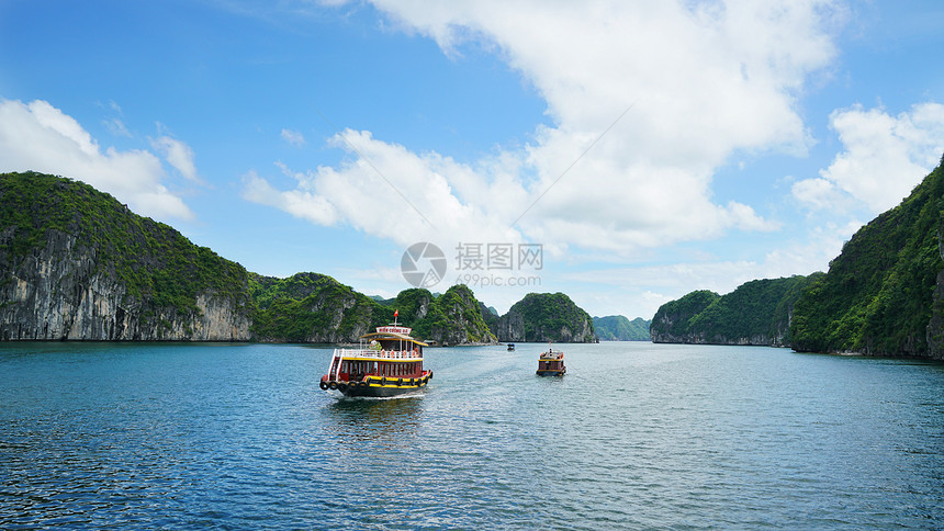 越南下龙湾世界自然遗产风景名胜图片